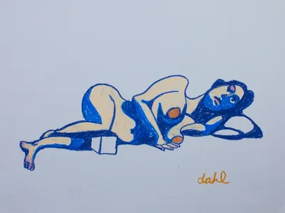Laying Woman