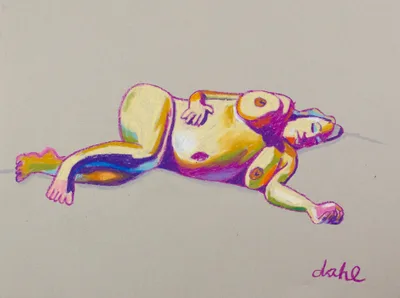 Pregnant Woman Reclined