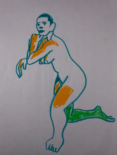 Kneeling Woman