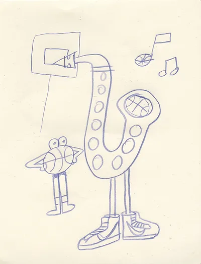 Utah Jazz Sketch